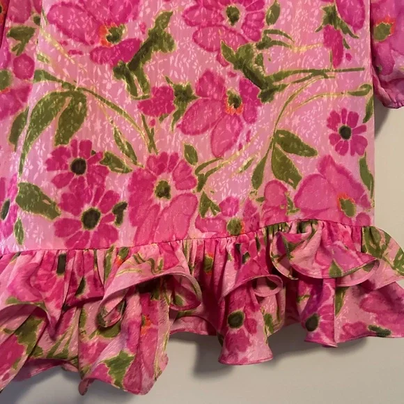 Floral Pink formal Dress - Picture 8 of 9